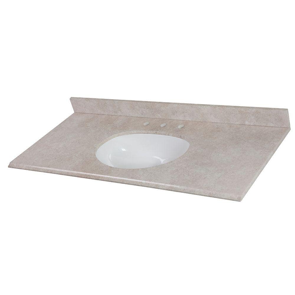 Home Decorators Collection 49 in. x 22 in. Stone Effects Vanity Top in