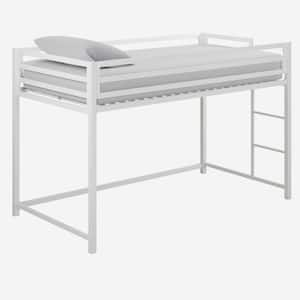 Mabel White Metal Junior Loft Bed