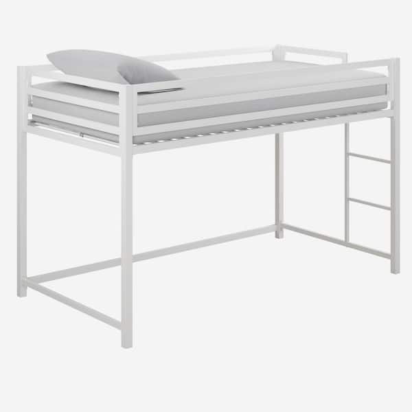 DHP Mabel White Metal Junior Loft Bed