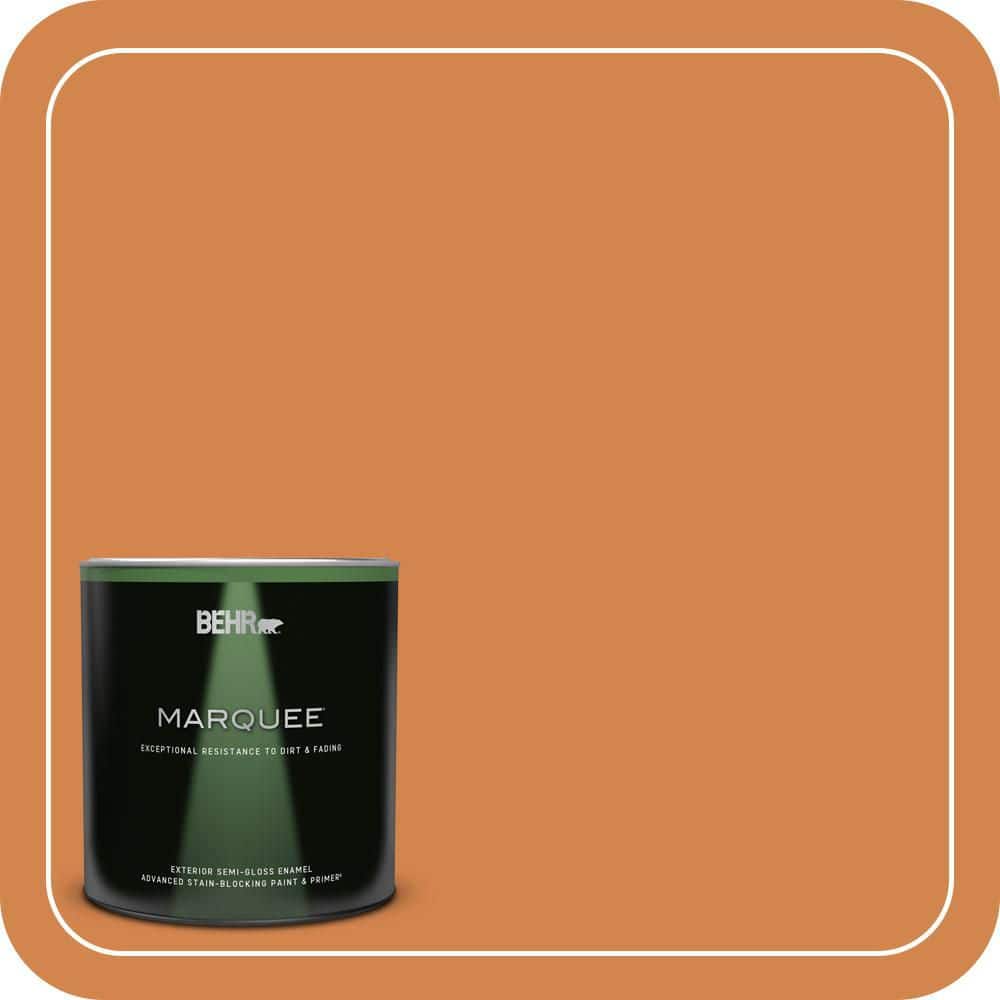 1 qt. #PPU3-03 Flaming Torch Semi-Gloss Enamel Exterior Paint & Primer product image for price tracking