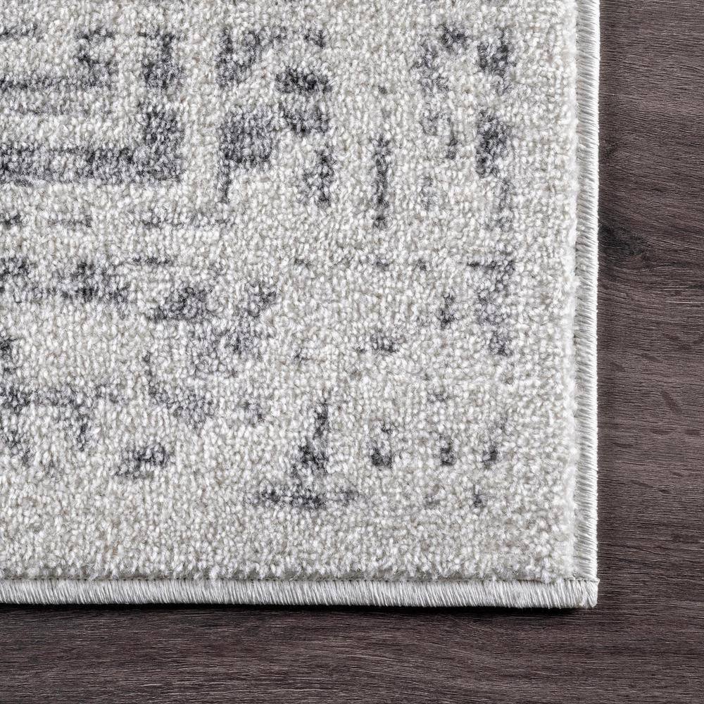 Arlena Gray Synthetic Vintage Distressed Area Rug