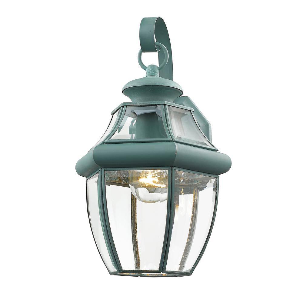 Livex Lighting Monterey 1 Light Verdigris Outdoor Wall Sconce 2151-06