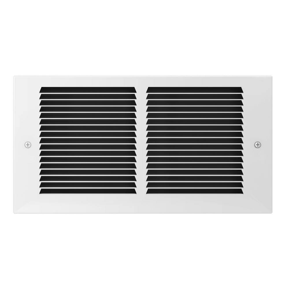 White 1600W Wall Heater with Thermostat and Automatic Shut-off