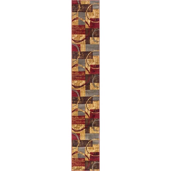 Barista Kouillou Multi 2 ft. x 12 ft. 2 in. Area Rug
