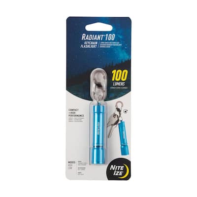 Radiant 100 Keychain Flashlight in Blue
