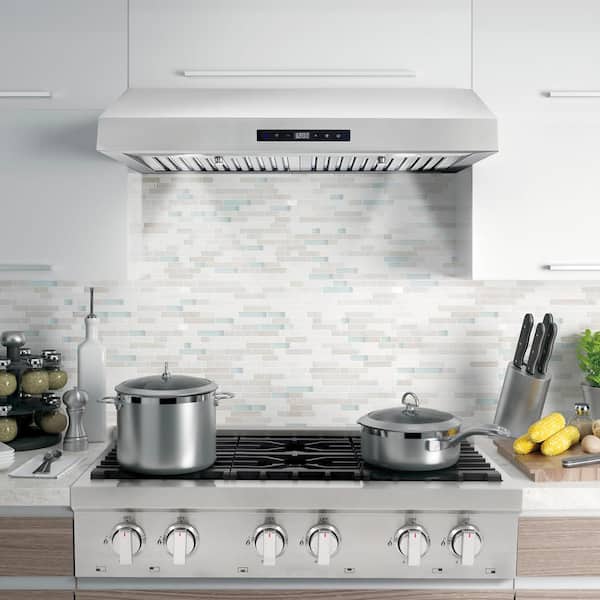 Cosmo 5MU30 30 in. Under Cabinet Range Hood with Ducted / Ductless Convertible