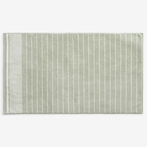 Company Cotton Plush Spa Stripe Willow Cotton Single Bath Towel