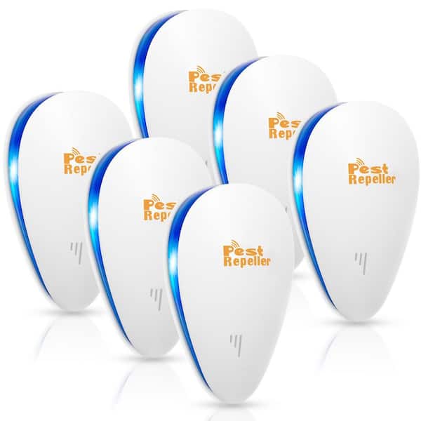 3-Watt Electronic Indoor Mouse Rats Rodent Repellent with Ultrasonic Plug Pest Repeller Insect Bug Rat (6-Pack)