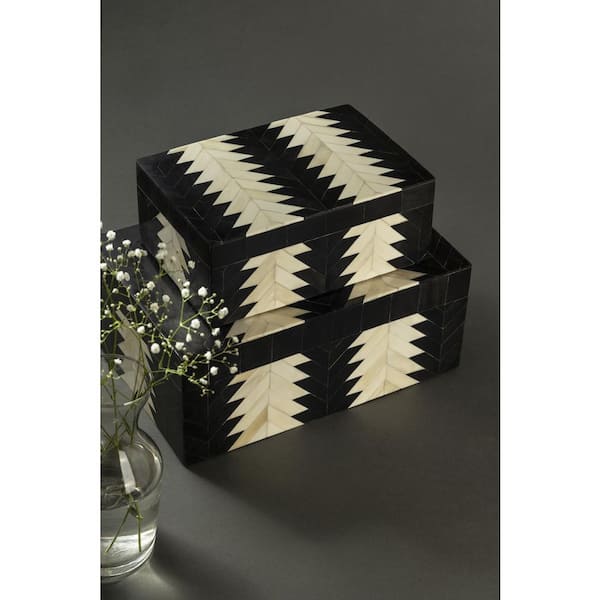 Venota Horn Decorative Boxes (Set of 2)