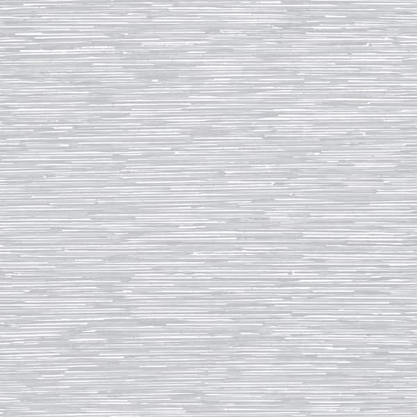 Unbranded TexStyle Collection Grey & Silver Bronze Effect Horizontal Stripe Metallic Finish Non-Pasted on Non-Woven Wallpaper Roll