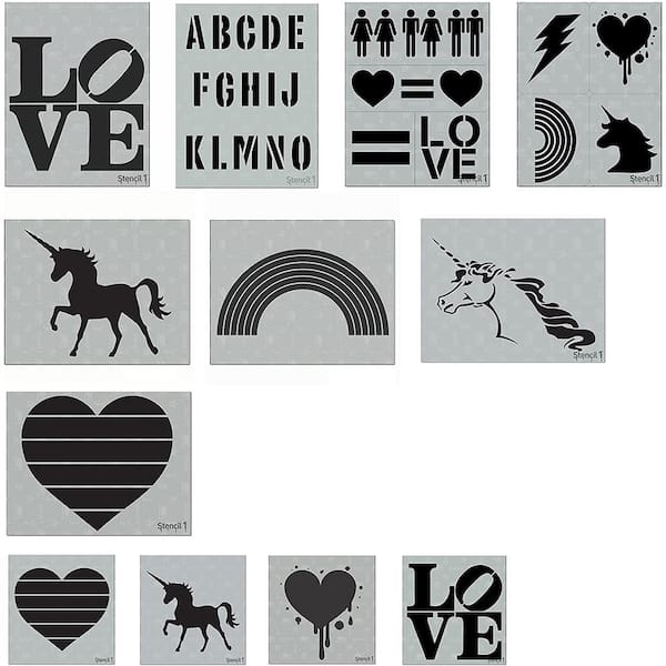 Pride & Equality Stencil Bundle
