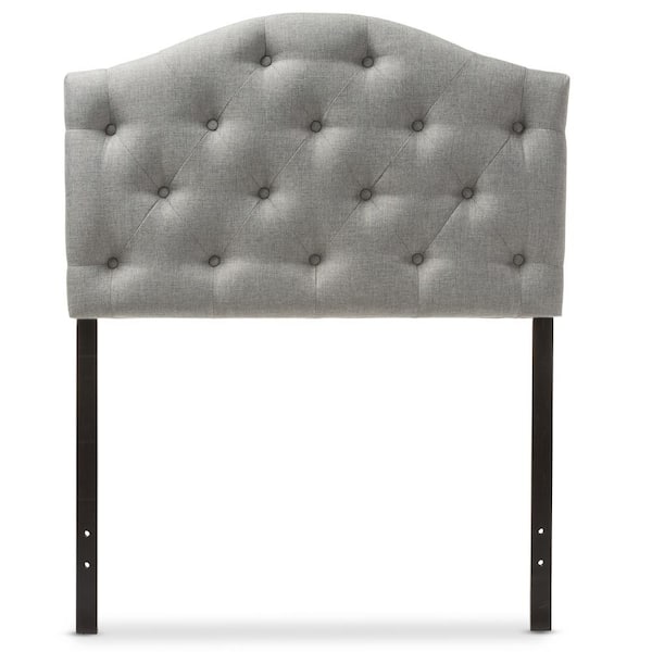 Baxton Studio Myra Gray Twin Headboard