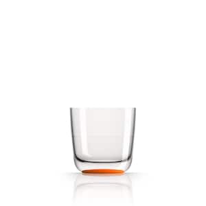 Marc Newson Non-slip Forever-unbreakable 10 oz. Whisky/Stemless-wine Tritan with Orange Non-Slip Base (2-Pack)