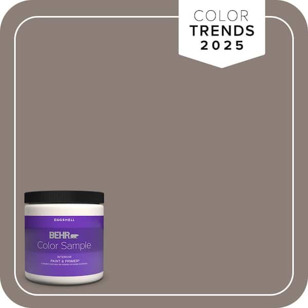 BEHR PREMIUM PLUS 8 oz. Home Decorators Collection #HDC-NT-27B Wild Truffle Eggshell Enamel Interior Paint & Primer Color Sample