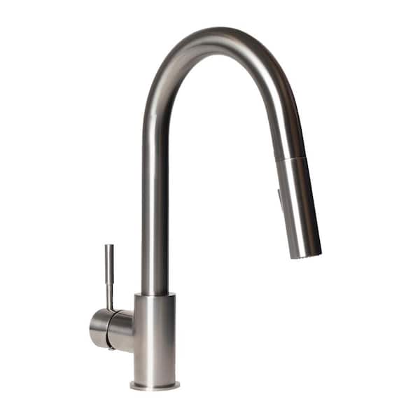 ZLINE Kitchen and Bath ZLINE Gemini Kitchen Faucet in Brushed Nickel (GEM-KF-BN)