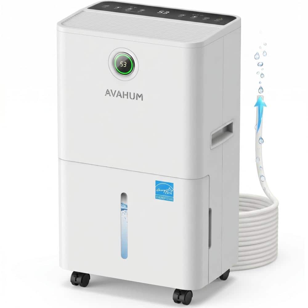 150 pt. 7000 sq.ft Energy Star Dehumidifier in White with Pump, Drain Hose, 2.1 Gal Tank, Timer price history on PriceWatchPro