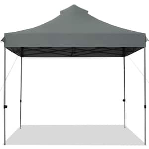 10 ft. x 10 ft. Grey Pop-Up Canopy