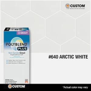Polyblend Plus #640 Arctic White 10 lb. Unsanded Grout