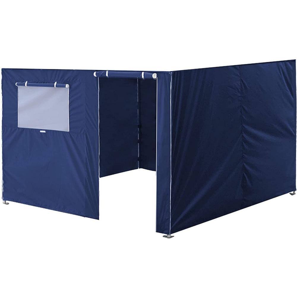 EURMAX Eur Max Series 10 ft. x 10 ft. Navy Blue Pop-up Canopy Tent with ...