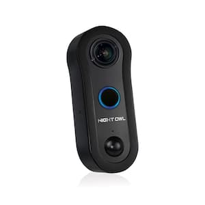 1080p Wired Video Doorbell with Cloud Recording & Mounts