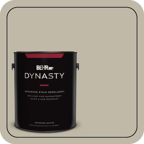 BEHR DYNASTY 1 gal. #BXC-19 Historical Ruins Matte Interior Stain-Blocking Paint & Primer