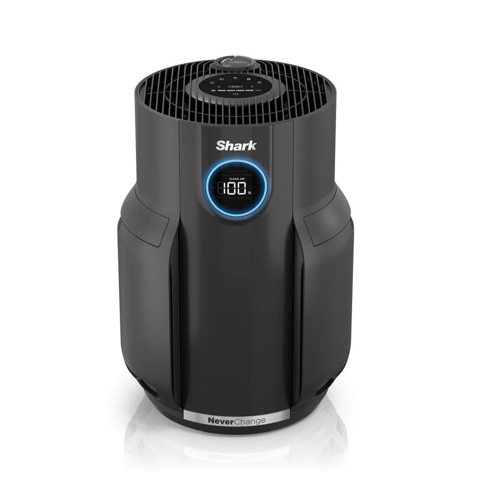 Shark 650 Sq. Ft. HEPA - Never Change Filter Air Purifier in Charcoal ...