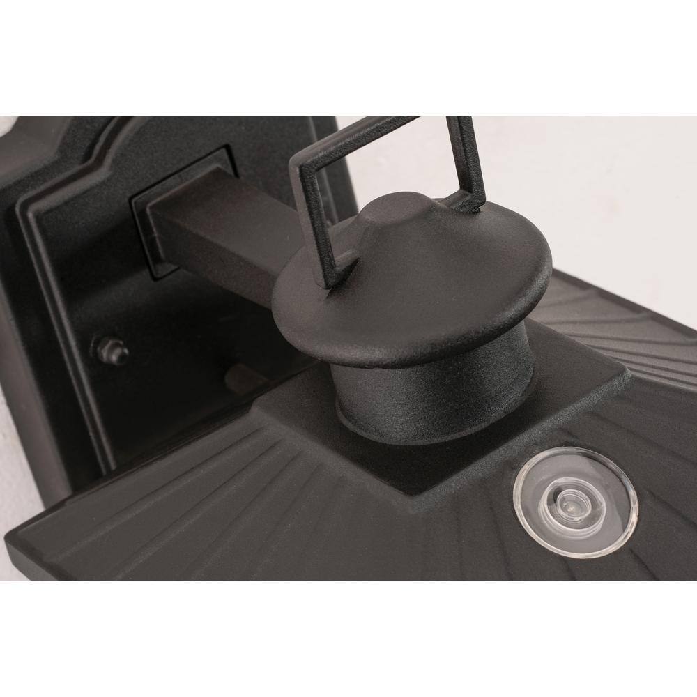 Black Dimmable Direct Wired Electric Sconce