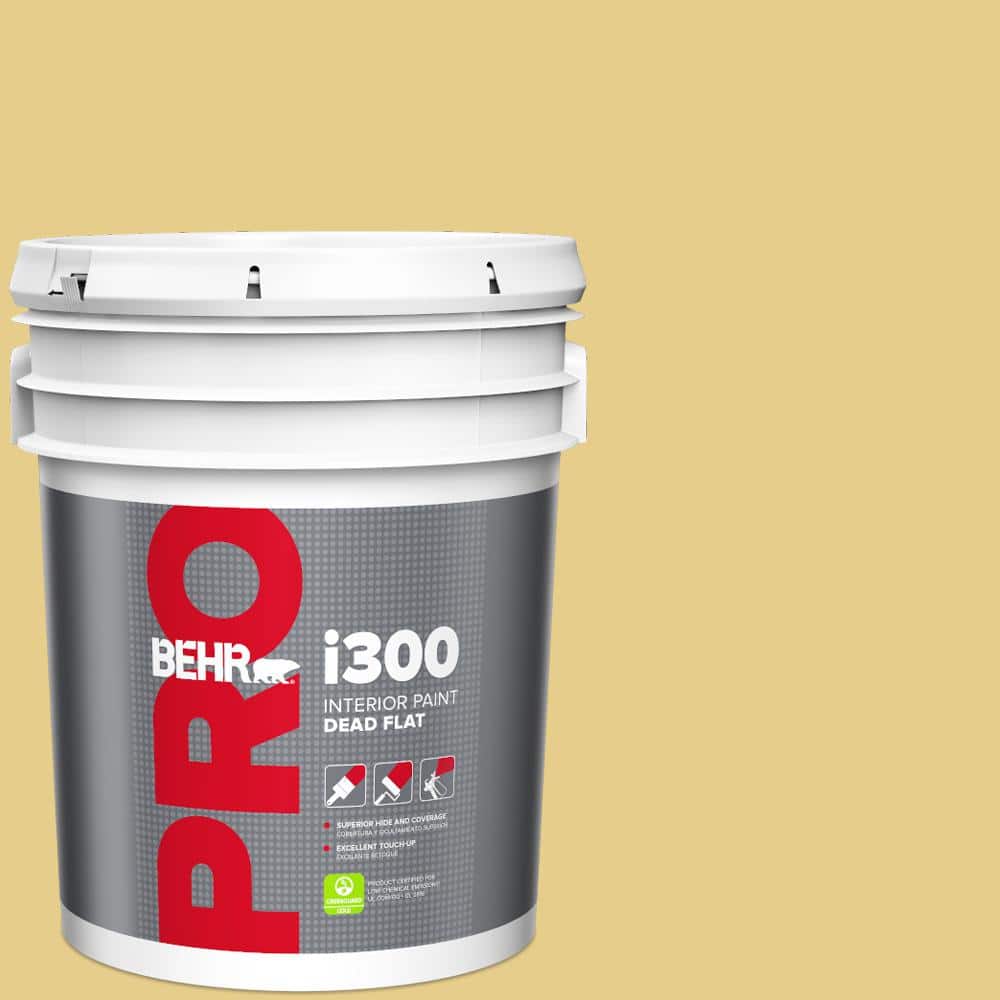 5 gal. #T12-6 Lol Yellow Dead Flat Interior Paint price history on PriceWatchPro