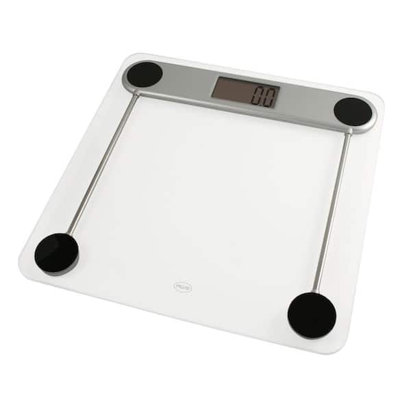 American Weigh Scales Low Profile Digital Glass Top Bathroom Scale