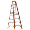 Werner 8 ft. Fiberglass Step Ladder (12 ft. Reach Height) with 300 lb. Load Capacity Type IA Duty Rating NXT1A08