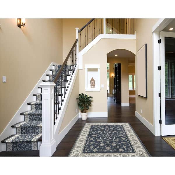 Kurdamir Rockland Shade 9 in. x 33 in. Polypropylene Stair Tread Cover