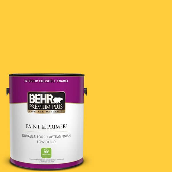 BEHR PREMIUM PLUS 1 gal. #S-G-360 Bright Star Eggshell Enamel Low Odor Interior Paint & Primer