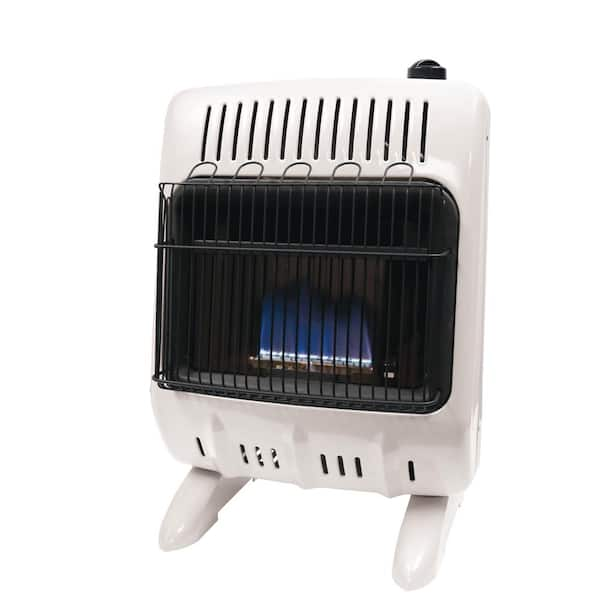 10,000 BTU Vent Free Blue Flame Natural Gas or Propane Dual Fuel Indoor Space Heater