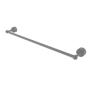 Dottingham 30 in. Shower Door Handle Towel Bar in Matte Gray