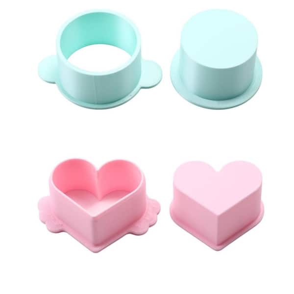 3D Printed PLA Cake Pop Mold Set BPA-Free Round and Heart Shape Press for Baking Desserts Home Party Use