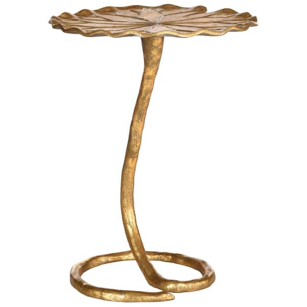 SAFAVIEH Justina Gold Side Table