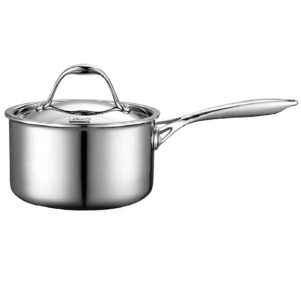 Cooks Standard 1.5 Quart Stainless Steel Saucepan with Lid 