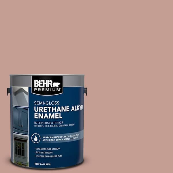 1 gal. #S170-4 Retro Pink Urethane Alkyd Semi-Gloss Enamel Interior/Exterior Paint