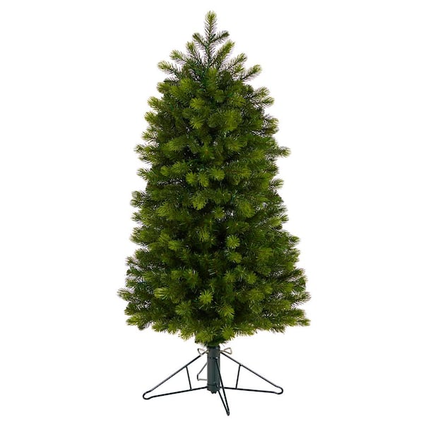 6.5' Slim Colorado Mountain Spruce Artificial Christmas Tree with