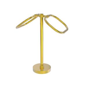 Allied Brass Pacific Grove Towel Ring with Twisted Accents in 