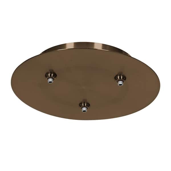 Access Lighting Unijack 1-Light Bronze Three Port Round Canopy Pendant