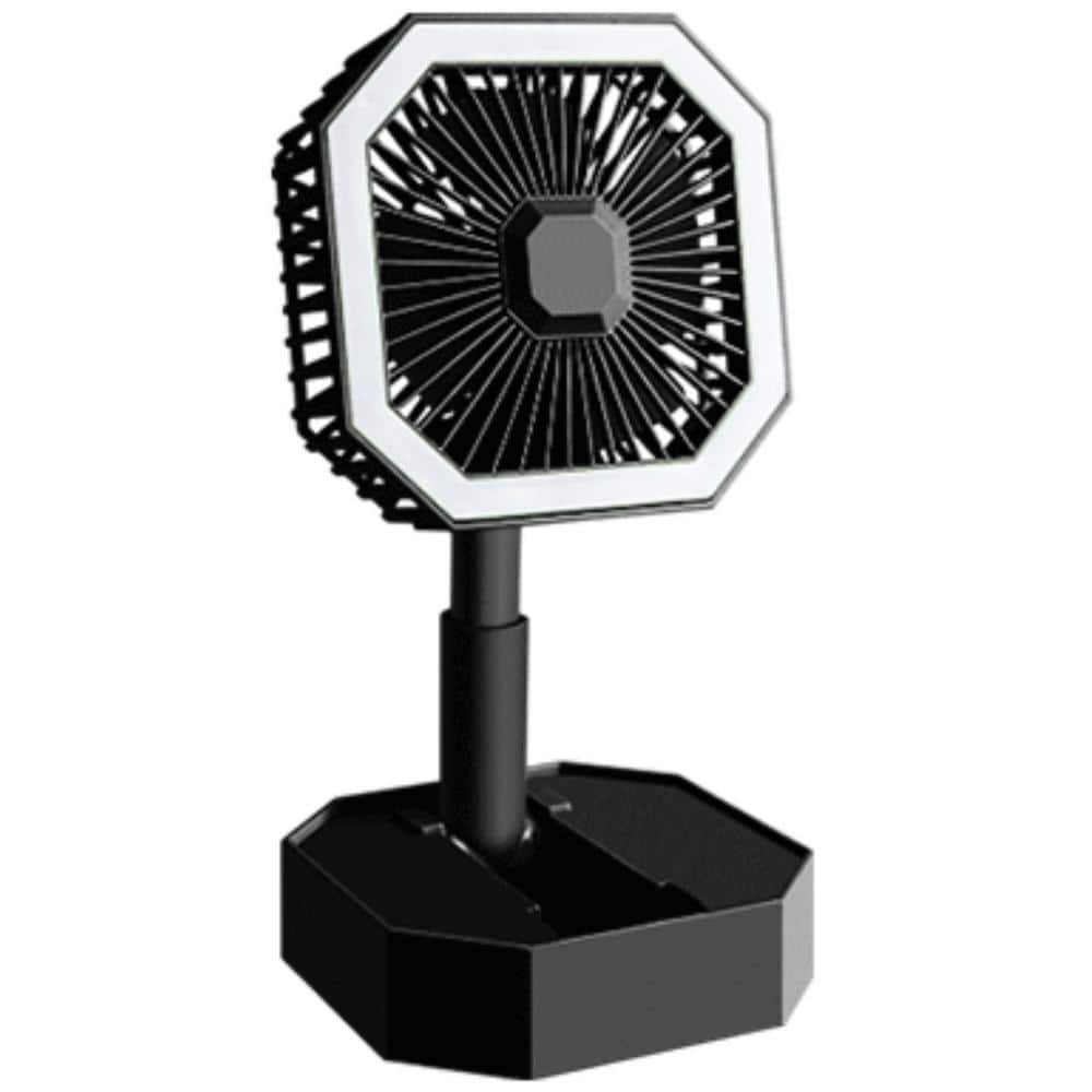 4.13 in. 3-Fan Speeds Personal Fan Mini Portable Hand Foldable USB Recharge