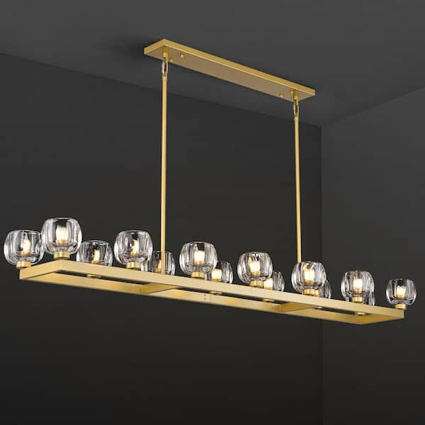 PUYRNF 72 in. 20 Lights Dimmable Tree Branch Shape Chandelier