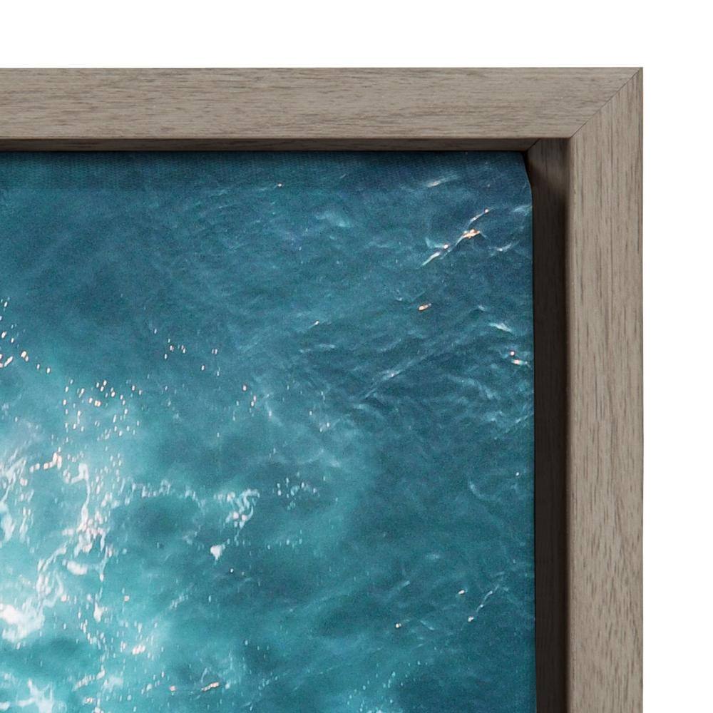 La Jolla Beach Aerial View Blue Canvas Painting