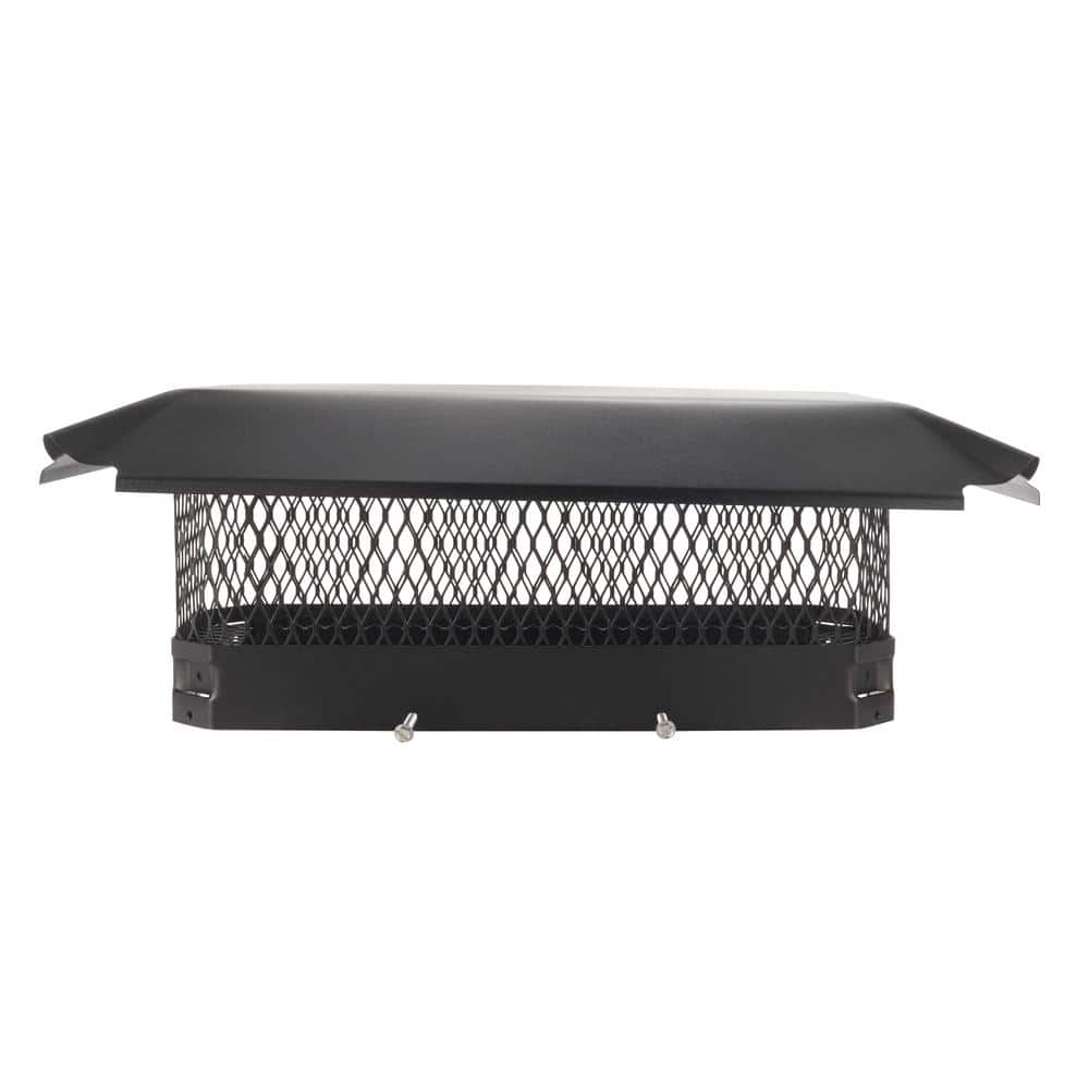 20 in. x 8 in. California Oregon Bolt-On Single Flue Chimney Cap in Black Galvanized Steel price history on PriceWatchPro
