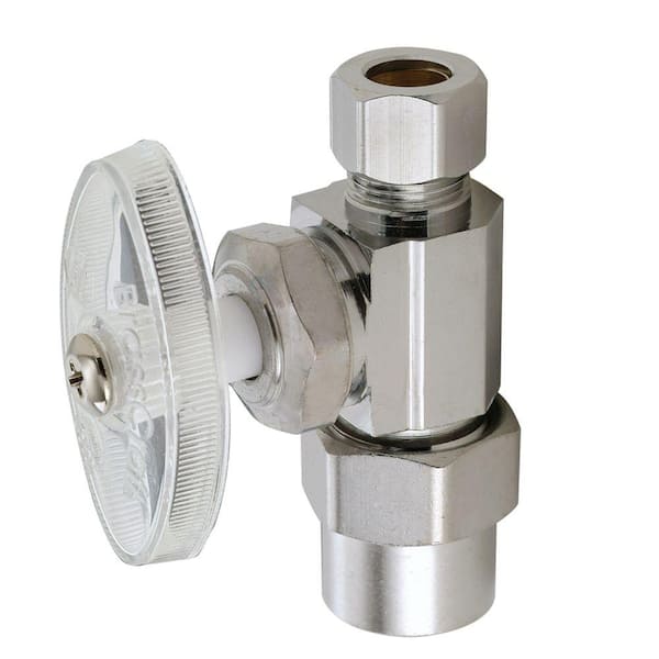 1/2 in. CPVC Inlet x 3/8 in. Compression Outlet Multi-Turn Straight Valve