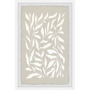 "Leaf Collage" by Marmont Hill Framed Nature Art Print 30 in. x 20 in.