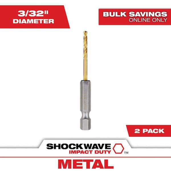 SHOCKWAVE 3/32 in. Titanium Drill Bit