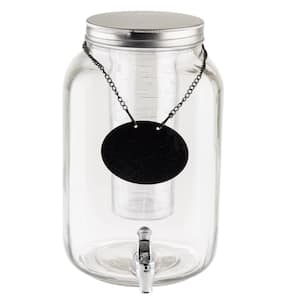 Mason Jar 2 Gal. Glass Beverage Dispenser
