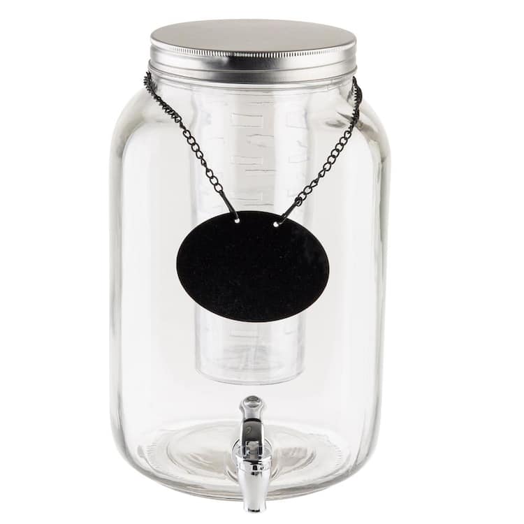 TableCraft 2 Gallon Mason Jar Beverage Dispenser